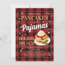 Pannenkoeken en pyjama kerstfeest