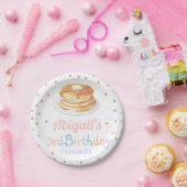 Pannenkoeken en pyjama's Glitter Dot Star Kind Bir Papieren Bordje (Feest)