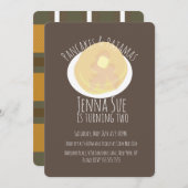 Pannenkoeken en Pyjama's Slaapfeest Meisjes | Herf Kaart (Voorkant / Achterkant)