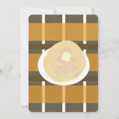 Pannenkoeken en Pyjama's Slaapfeest Meisjes | Herf Kaart (Achterkant)