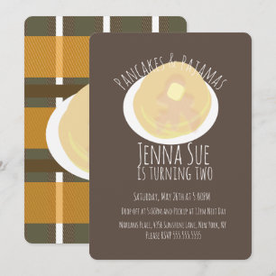 Pannenkoeken en pyjama's Slapepover Girls   Thema  Kaart