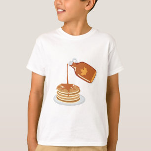 Pannenkoeken en siroop t-shirt