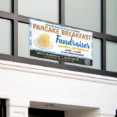 Pannenkoeken Fondsenwerving Banner (Buitenkant Gebouw)