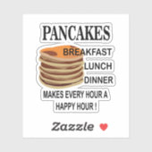 Pannenkoeken maakt elk uur een happy hour pannenko sticker (Vel)