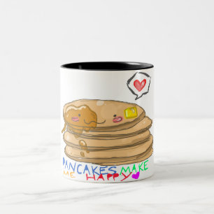 pannenkoeken maken me blij met mok