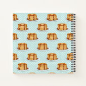 Pannenkoeken met Maple Syrup en Polkadot Pattern Notitieboek (Achterkant)