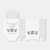 Pannenkoeken & Ondergoed Bruidsuitnodiging Bedankdoosjes (Uitgevouwen)