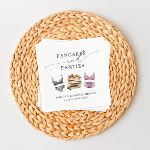 Pannenkoeken & Ondergoed Bruidsuitnodiging Servet