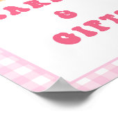 Pannenkoeken Ontbijt 1e Verjaardag Kaart en Cadeau Poster (Hoek)