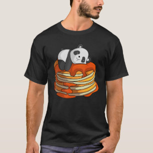 Pannenkoeken Panda op Wafel Ontbijt Flapjack Hotac T-shirt