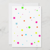 Pannenkoeken Pyjama Verjaardag uitnodigen Meisje f Kaart (Achterkant)