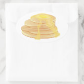 Pannenkoeken stickers - ovalen (Tas)