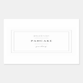 Pannenkoekenetiket Stickers