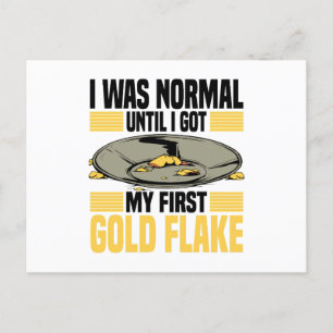 Panning voor goud briefkaart