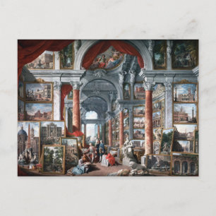 Pannini - Galerij van Uitzichten van Modern Rome Briefkaart