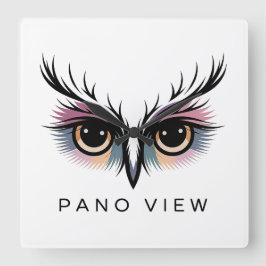 pano-uitzicht vierkante klok