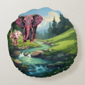 Panola & Ivory Elephant Coussin d'Amitié – Olilea (Dos)