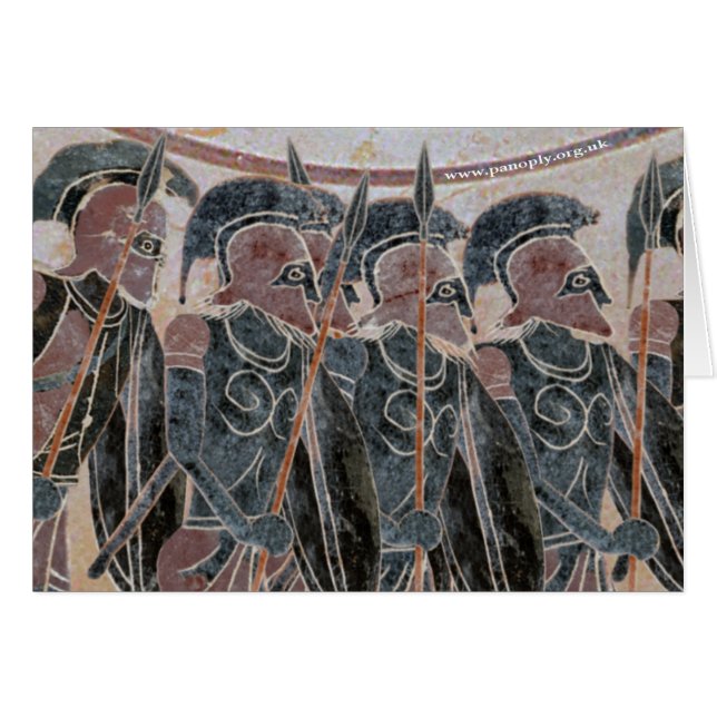 Panoplie - Hoplites formant (Devant horizontal)