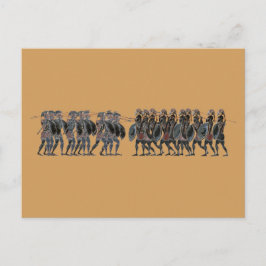 Panoply - Oude Griekse hoplietgevecht Briefkaart