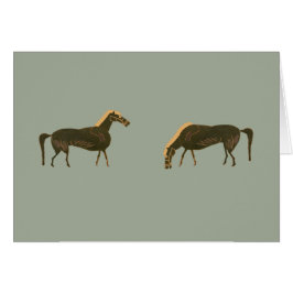 Panoply - Twee oude Griekse paarden grazen