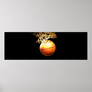 Panorama Basketbal Print Poster