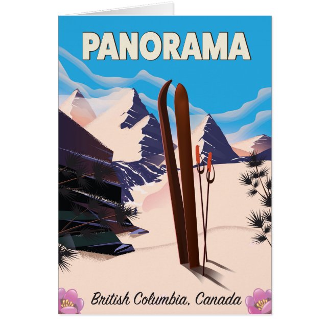 Panorama Canada affiche de voyage (Devant)