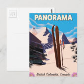 Panorama Canada reisposter Briefkaart (Voorkant / Achterkant)