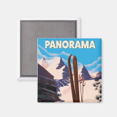 Panorama Canada reisposter Magneet (Voorkant / Achterkant)