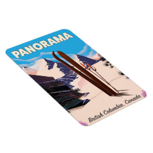 Panorama Canada reisposter Magneet