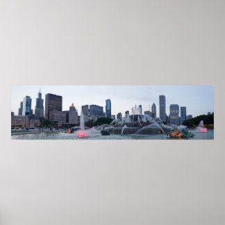 Panorama Chicago Blackhawks Win Poster