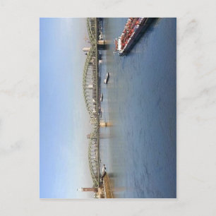 Panorama Cologne , Duitsland. Uitzicht van Deutzer Briefkaart