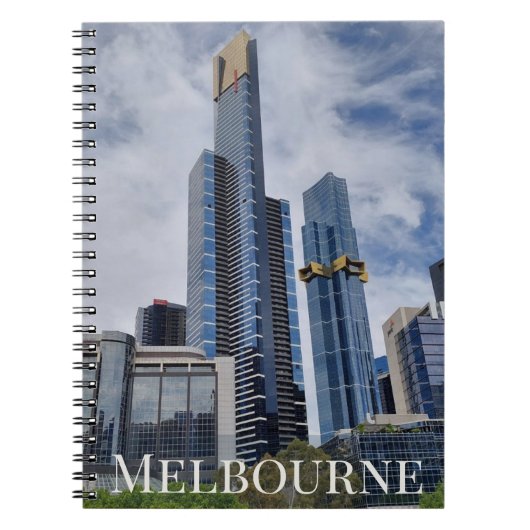 Panorama de la Skyline de Melbourne — Cahier à rel (Devant)
