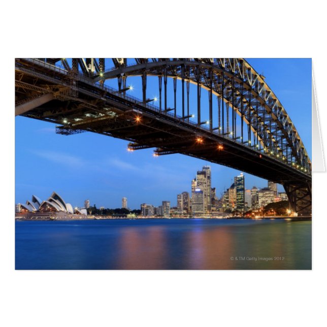 Panorama de Sydney Harbour Bridge, Sydney Opera (Devant horizontal)