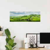 Panorama du paysage toscan Poster (Bureau à domicile)