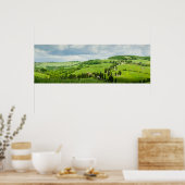 Panorama du paysage toscan Poster (Cuisine)