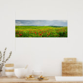 Panorama du paysage toscan Poster (Cuisine)