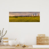 Panorama du paysage toscan Poster (Cuisine)