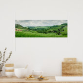 Panorama du paysage toscan Poster (Cuisine)