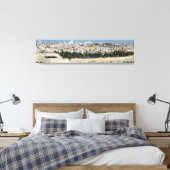 Panorama Jerusalem City Canvas Afdruk (Insitu (Slaapkamer))