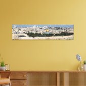 Panorama Jerusalem City Canvas Afdruk (Insitu (Woonkamer))
