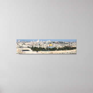 Panorama Jerusalem City Canvas Afdruk