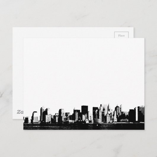 Panorama New York City Briefkaart (Voorkant / Achterkant)