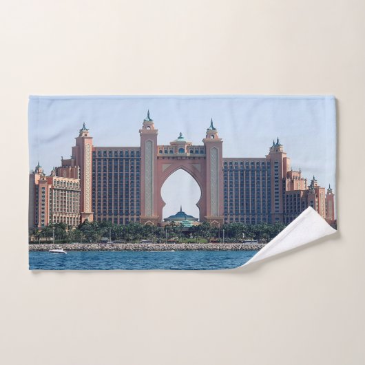 Panorama of Atlantis the Palm, Dubai Handdoek (Handdoek)