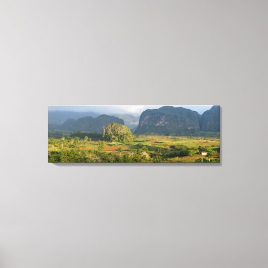 Panorama-vallei, Cuba Canvas Afdruk (Voorkant)
