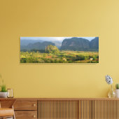 Panorama-vallei, Cuba Canvas Afdruk (Insitu (Woonkamer))
