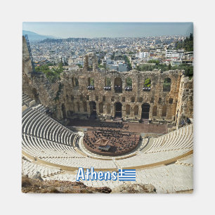 panorama van Athene, reizen Magneet