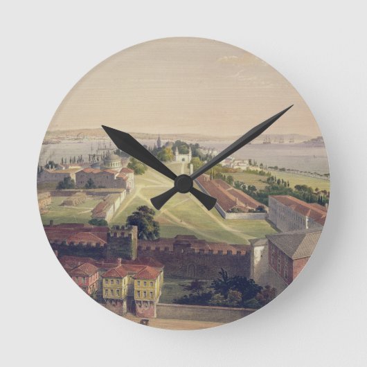 Panorama van Constantinopel, bord 22 uit 'Aya Sof' Ronde Klok (Voorkant)