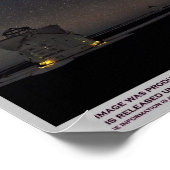 Panorama van de Melkweg Poster (Hoek)