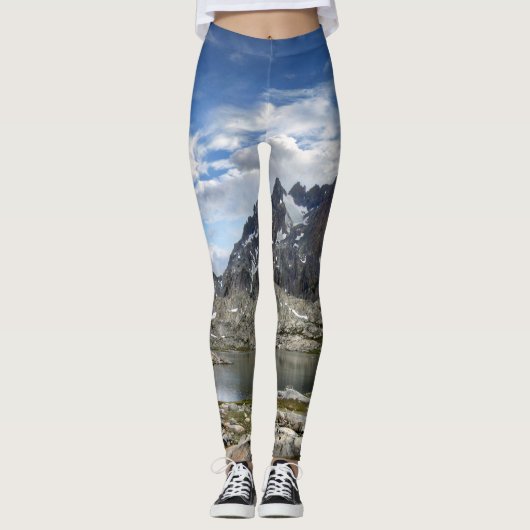 Panorama van de meren boven en midden van Nydiver  Leggings (Voorkant)