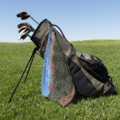 Panorama van de Rode Rocks in Sedona Arizona Golfhanddoek (Groen)